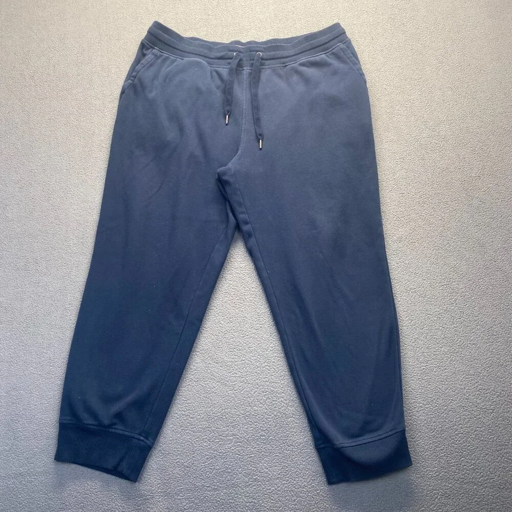 Orvis Pants Mens Size XL Blue Fleece Pockets Jogger Performance Gym Sweatpants